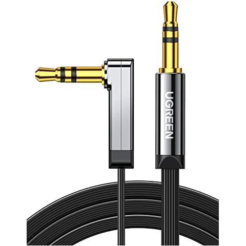 Cable Audio Estéreo 3.5mm UGREEN con Conector de 90º Cover