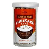 Fusion Select Furikake Rice Seasoning - Katsuo Komi Furikake Seasoning Mix with Shrimp, Bonito Flakes - Japanese Spices Topper for Noodles, Onigiri, Salad, Popcorn, Tofu, Stir Fried Vegetables - 50g