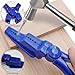 XMSTOY 2 Pcs Nail Holder for Hammering, Plastic Pliers, Finger Safe for Hammer Nails in Slip Joint Pliers, Basic Repair and Woodworking Tools