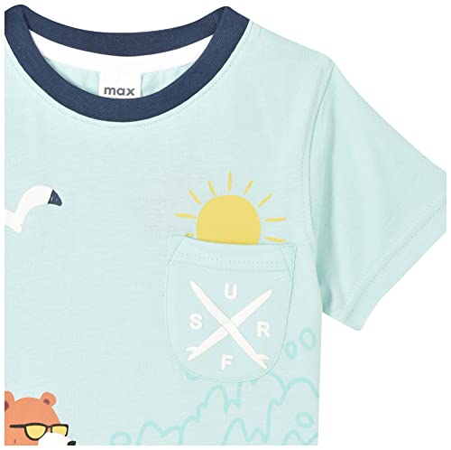 Image of Max Boys Printed Crew Neck T-Shirt