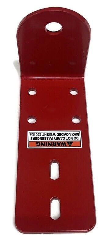 Heavy Duty Steel Trailer Hitch For Ferris & Simplicity Zero Turn Mowers (Red)