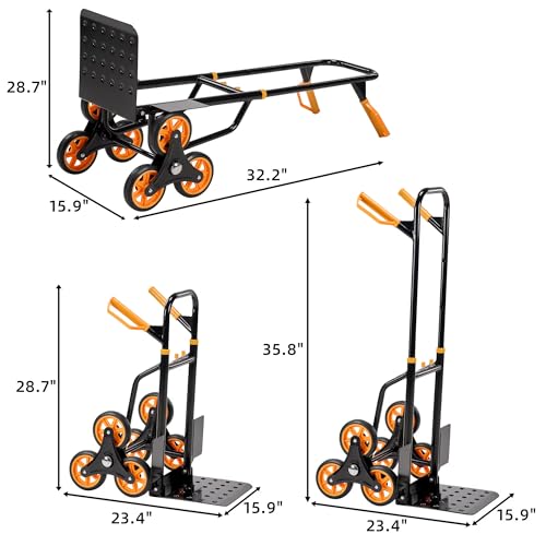 Carretilla plegable para escaleras resistente miniatura 2