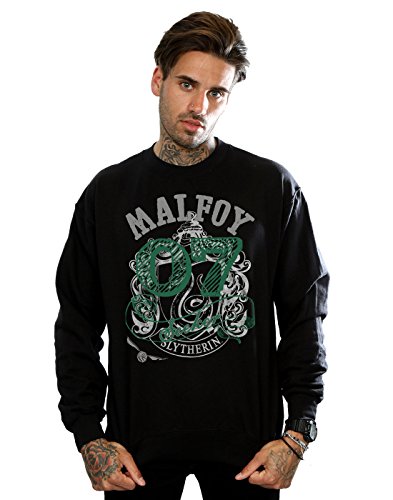 Harry Potter Men's Draco Malfoy Seeker Sweatshirt XX-Large Black