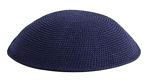 Image of Zion Judaica Quality Knit Kippahs Bulk Packs Knitted Kippot and Single Hand-Knit Kippas Kipa Clips Included