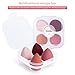 COSTICA Makeup Sponge, 4 Pcs Beauty Blender for Foundation Blending Sponge, Pink Makeup Blender with Storage Box, Flawless for Liquid Cream and Powder