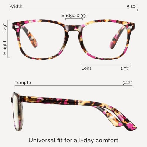 Image of CCVOO Reading Glasses for Women, Eye glasses, Blue Light Readers for Women, Cheaters