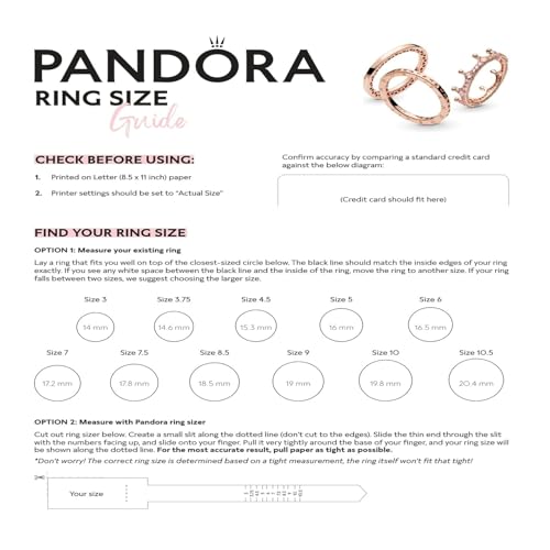 Pandora Sparkling Row Eternity Ring - Ring for Women - Layering or Stackable Ring - Gift for Her Shine with Clear Cubic Zirconia - With Gift Box4