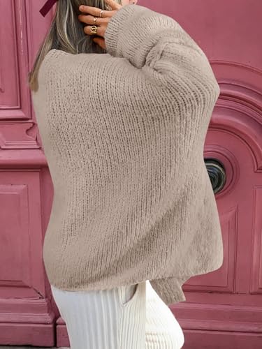 LILLUSORY Chunky Cardigan Sweaters for Women Oversized Long Trendy Early Fall Outfits Fashion Cozy 2025 Winter Clothing4
