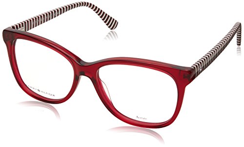 Tommy Hilfiger frame (TH-1530 C9A) Acetate Transparent Red - Blue print