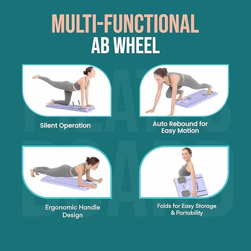 Image of 2026 Advanced Pilates Reformer Foldable Pilates Board Home Gym Board | Portable Multifunctional Pilates Equipment for Home & Studio Workouts | Upgraded Sliding Pilates Sliding Workout Board