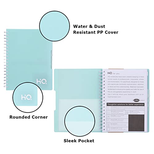 Image of Binding Notebook Five Subject Spiral Wiro Notebook | A5 Size (14.8cm x 21cm) | Single Line | 300 Pages | Salmon Pink