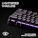 Logitech G PRO X 60 Lightspeed Wireless Gaming Keyboard, Ultra Compact TKL 60% Mechanical Keyboard for Windows PC, LIGHTSYNC RGB, Dual-Shot PBT Keycaps, GX Optical Tactile Switches - Black