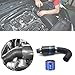 1 Set Universal 3 inch Carbon Fibre Cold Air Filter Car Feed Enclosed Intake Induction Pipe Hose Kit Universal(Without turbofan)
