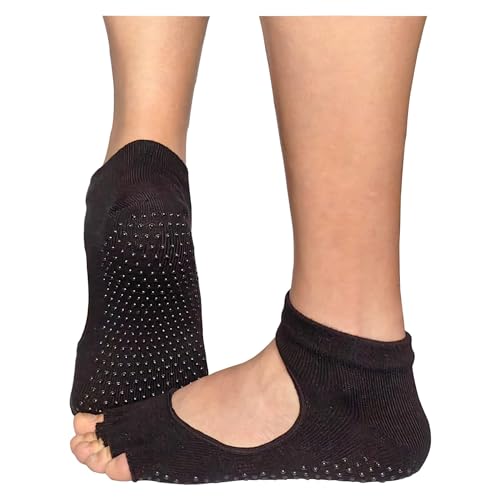 Pilates Socks with Grips for Women, Non Slip Yoga Socks for Barre Dance or Barefoot Workout3