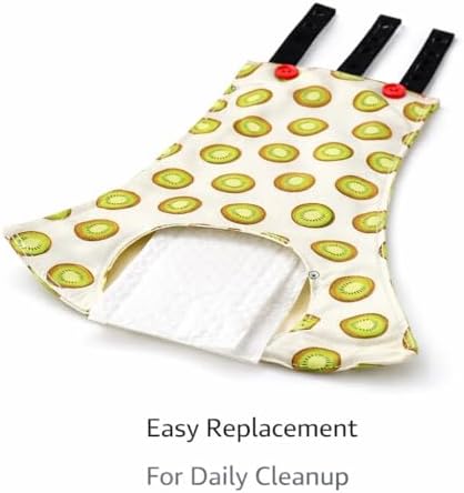 Duck Diaper Care Kit for Ducks and Chickens, Reusable Duck Diapers with Disposable Liners and Absorbent Pads, Indoor Poultry Daily Care Set(S) - 5