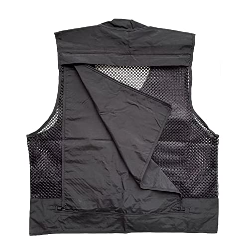 Men Mesh Breathable Multi-Pocket Vest Outdoor Travelers Fly Fishing Photography