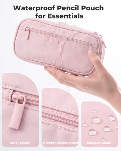 Image of WEMATE Pencil Case, Large Storage Organizer, Makeup Bag, Teacher Must - have, Big Pencil Pouch, Marker Case for College