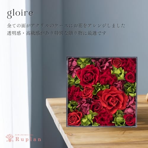 Ruplan プリザーブドフラワー 『gloire グロワール』 (オレンジ) [3]