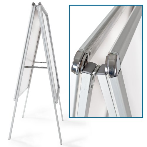 Stop trottoir exterieur A1 tectake en aluminium 64x65x118cm