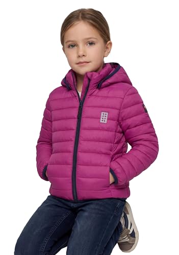 Kabooki LEGO® Gefütterte Jacke für Kinder - Winddichte Frühlings- und Herbstjacke mit Abnehmbarer Kapuze und Reflektoren | Bequeme LEGO® Jacke für Mädchen und Jungen