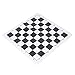 Chess Board PU Portable Soft Standard 35x35cm Chessboard Only for Travel Outdoor Camping Educational Toy for Kids Adults