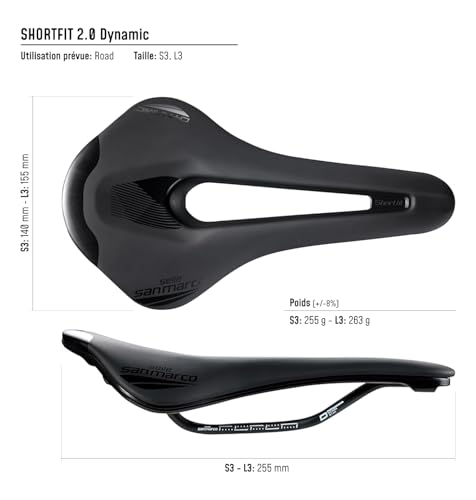 Selle San Marco Shortfit 2.0 Dynamic selle route ergonomique - 5