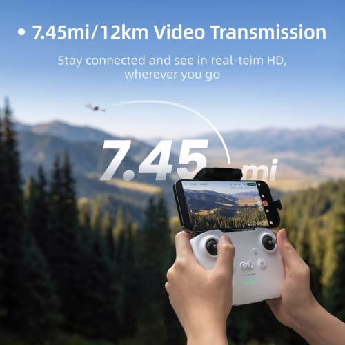 Image of Skyrover S1 Mini Drone with Camera 4K /60fps Video, 3-Axis Gimbal Stabilization, 39,000ft Video Transmission, 40-Min Flight Time, Under 249g, Auto Track