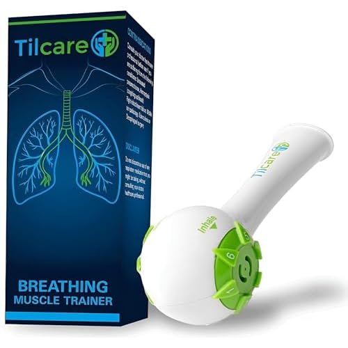 Breathing Trainer & Lung Trainer – Ideal Breathing Exercise Device for Lungs, Effective Breather Device & Lung Exerciser Device, Best Breathing Device & Lung Strengthener, Tilcare Respiratory Trainer