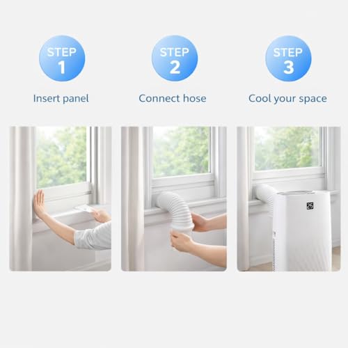 Image of 14,000 BTU Portable Air Conditioner, Portable AC Unit for Rooms up to 750 Sq.Ft., 4-in-1 Cooling Fan Dehumidifier Sleep Mode, Fast Cooling with 24H Timer, Remote Control, for Home