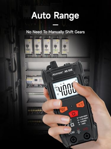 Aicevoos Multimeter Digital Multimeter, 4000 Counts DC AC Voltmeter Electrical Tester, Auto-Ranging Voltmeter Non-Contact Voltage Tester - Image 2