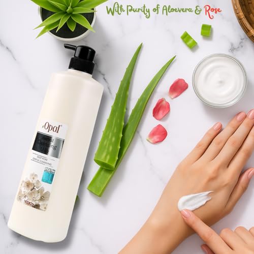 Image of OPAL Herbal Cleansing Milk(NEW IMPROVED PACK,950ml)-Deep Pore Cleansing, Nourishing & Hydrating,Suitable for Face, Body & Hands,