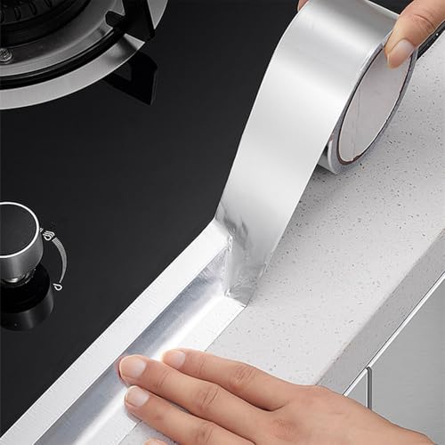 Aluminum Foil Tape, Silver Caulk Strip, Self Adhesive