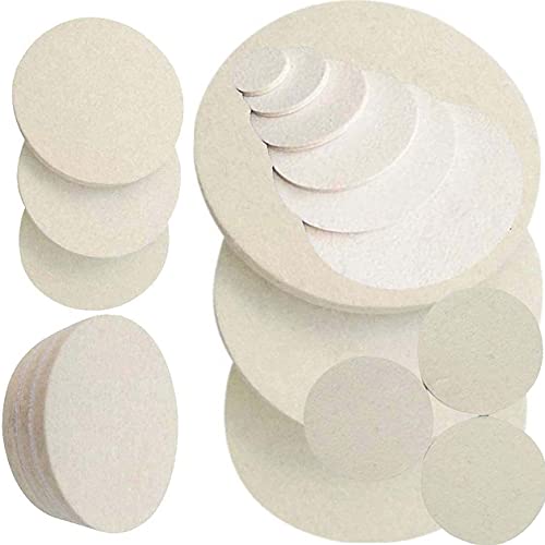 Image of DIY Crafts 1 Pc, 3 inch inch Felt Pad Only, Felt Pad Only For Your Kit Polish Glass Windshield Polishing Scratch Removal Auto Window Glass Polished Remover Repair(1 Pc, 3 inch inch Felt Pad Only)