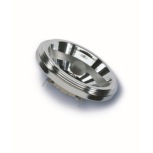 RADIUM QRB111, 12 Volt, Skylight mit Reflektor silber, Sockel G53 3000 Std. 50 Watt / 8°