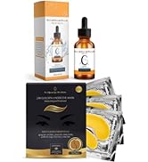 Bisou Bisou Bisou 24K Under Eye Collagen Patch, Anti-Aging Mask, Pads for Puffy Eyes and Bags, Da...