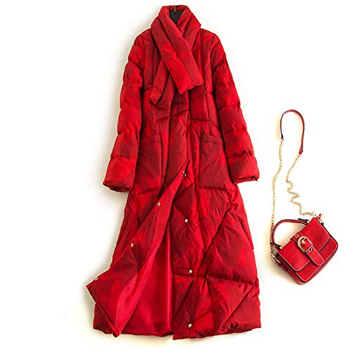 Doudoune femme haut de gamme manteau long rétro chaud pour voyage et extérieur