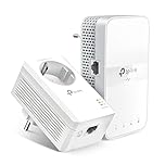 TP-Link TL-WPA7617 Kit Powerline WiFi, AV1000 Mbps su Powerline, AC1200 Mbps su WiFi Dual Band, 1 Porta Gigabit, Plug And Play, HomePlug AV2