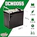Interstate Batteries 12V 55Ah Deep Cycle Mobility Battery Group 22NF VRLA SLA AGM (Insert Terminal) Rechargeable Replacement for Wheelchairs, Scooters, ATVs, Solar Power (DCM0055)