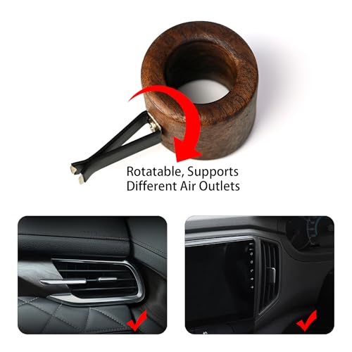 Image of Car Propagation Vase Vent Clip, Car Plant Flower Holder with Glass Tube