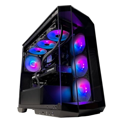Golook PC Gaming Astra - Ryzen 5 9600X / 32GB RAM DDR5 6000MHZ / 1TB NVME M.2 / RTX 5060 Ti 16GB / B850M / 5 Ventole Raffreddamento Liqudio 240mm - Computer Fisso