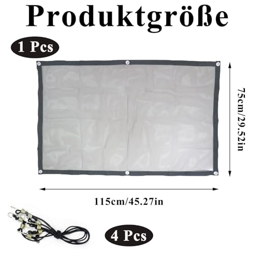 HcvGcm Hundenetz Auto Kofferraum, Hundegitter Auto Kofferraum, 75 x 115 cm, Sicherheitsnetz Für Haustiere, Verhindert Ablenkung Beim Fahren, Ideal Für SUV, LKW Und Familien