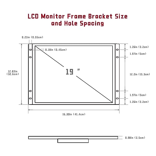 Image of UNICO 19'' Arcade Replacement Monitor, LCD Gaming Screen for HDMI /VGA /CG /EGA Retro Game Arcade (19inch)