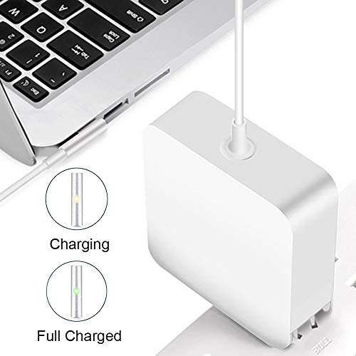Jes Charger Replacement 60W L-Tip Power Adapter Charger for MacBook Pro 13-Inch Before Mid 2012