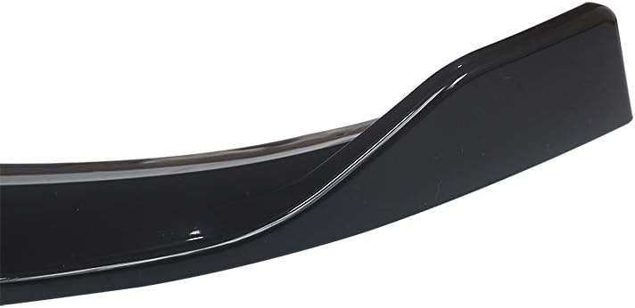 NINTE Front Bumper Lip for 2015-2018 Benz C-Class W205 Sport | DP Style Painted Gloss Black PP Front Sport Spoiler - 3pcs