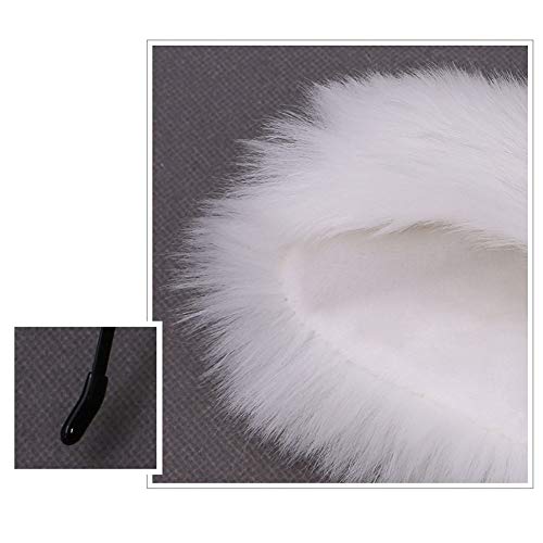 Faux Fur Fox Cat Ears Headband Hair Hoop Hairband Animal Ears Cosplay Party Costume Ears Headwear (Camel) - Image 4