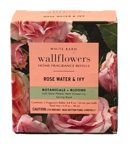Bath & Body Works Wallflowers Refills 2 Pack - Home Fragrance Refills (Rose Water and Ivy) - image 1