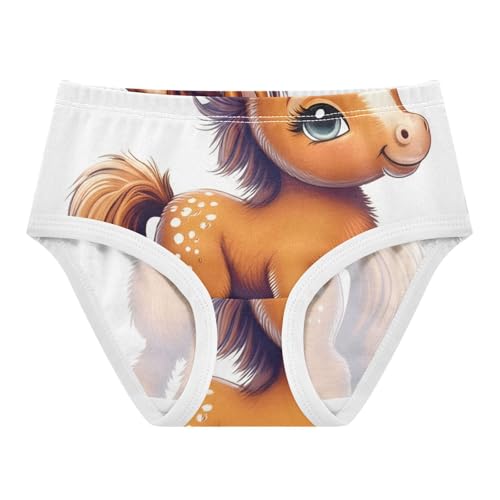 Cotton Girls Underwear Toddlers Cute Donkey Funny Animal Panties Little Girl Animals Undies Kids Briefs 2t