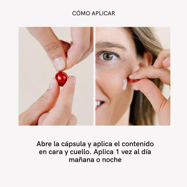 MASDERM - Capsulas de Serum con Peptidos Faciales Antiedad y Antiarrugas, Serum Hidratante Facial, Rutina Skin Care Producción Colageno, Piel más Suave, Crema Belleza Mujer Hidratante, 90 Capsulas