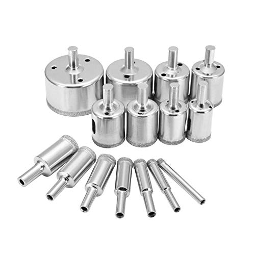 Brocas diamantadas para vidrio y cerámica 15 pzas miniatura 1