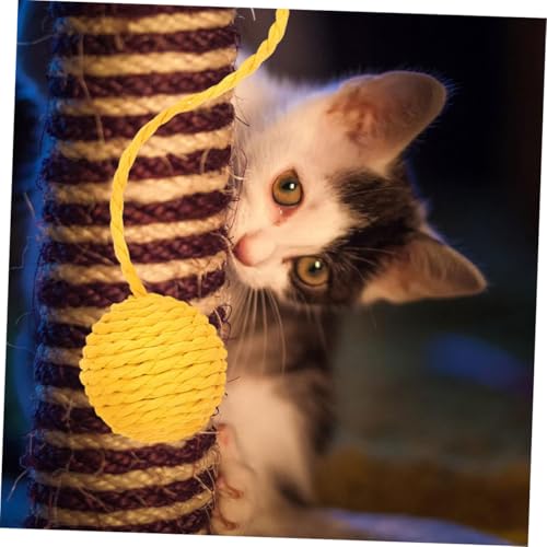 Repuesto rascador gato sisal 2 piezas con bola interactiva miniatura 6